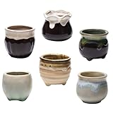 Pot de fleurs rond en céramique – la céramique rend le pot résistant à l'usure, lui une et une meilleure protection de l'environnement. un pot de fleurs apprécié des jardinières