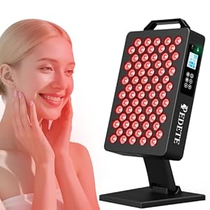 Red Light Therapy for Face and Body, 630nm 660nm 810nm and 850nm Near Infrared Light Therapy Panel, 70 Dual Chip Beads, High Power Light Therapy Device for Skin Care, Sleep, Pain Relief. M70