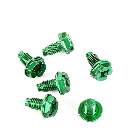 100 PCS Ground Screw Electrical Panel Screws Ground Screws for Electrical Box Metal Outlet Box Grounding Screw