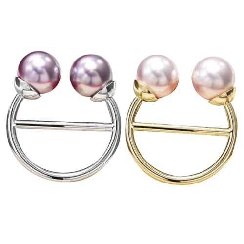 ROMISBABA �V���v���p�[���f�U�C���X�J�[�t�Œ�o�b�N�� �ߗތ��іڕ⏕ �����p ���f�B�[�X�����W���G���[�A�N�Z�T���[ 2�Z�b�g