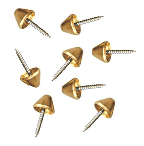 100x Premium Polsternägel 7mm | Seitenabstandstifte | Abstandnägel aus Messing mit gehärtetem Nagel | Bienen | Imker | Rähmchen | Rähmchennägel 7mm Cover