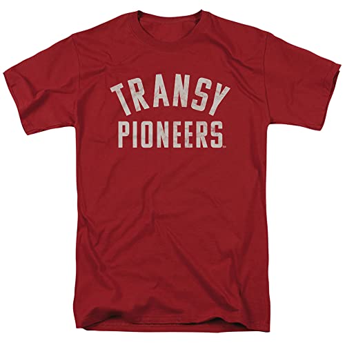 Transylvania University Official Pioneers Logo Unisex Adult T Shirt,Cardinal, Small