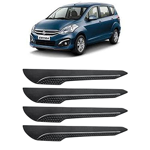 Image of AOSIS-Car Bumper Protector /Bumper Guard for Maruti Suzuki Ertiga with Single Chrome Stripe (4-Pcs)