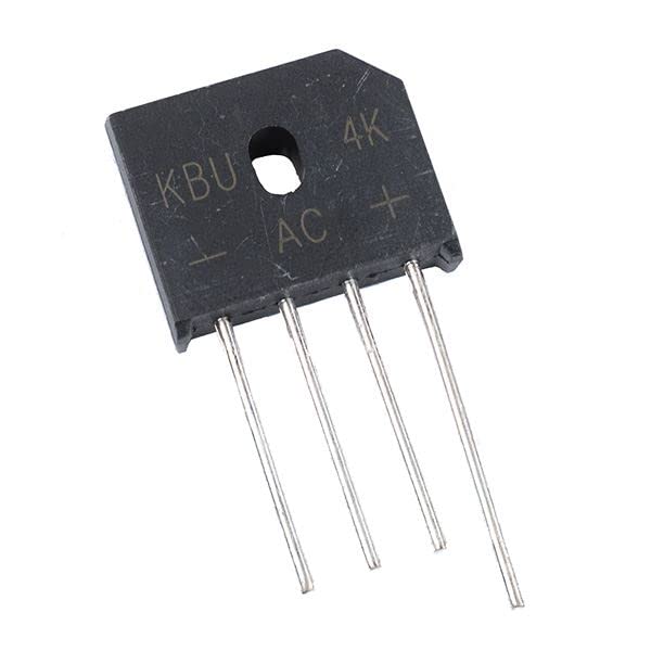 KBU4K Silicone Bridge Rectifier Diode 4A 800V Electronic Components (Quantity 1)