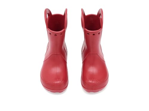 Image of Crocs Kids' Handle It Rain Boots | Waterproof Slip On Shoes | Kids' Rain Boots