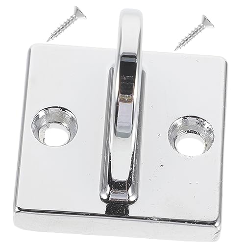 SOLUSTRE Hotel Guesthouse Wall Hooks Large Loop Wall Plate Hanger Connector Hooks Post Queue Line Barrier Rope Safety Barriers