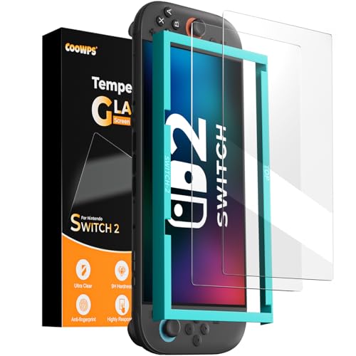 ZOZOVR Protector de pantalla de cristal templado para Nintendo Switch 2