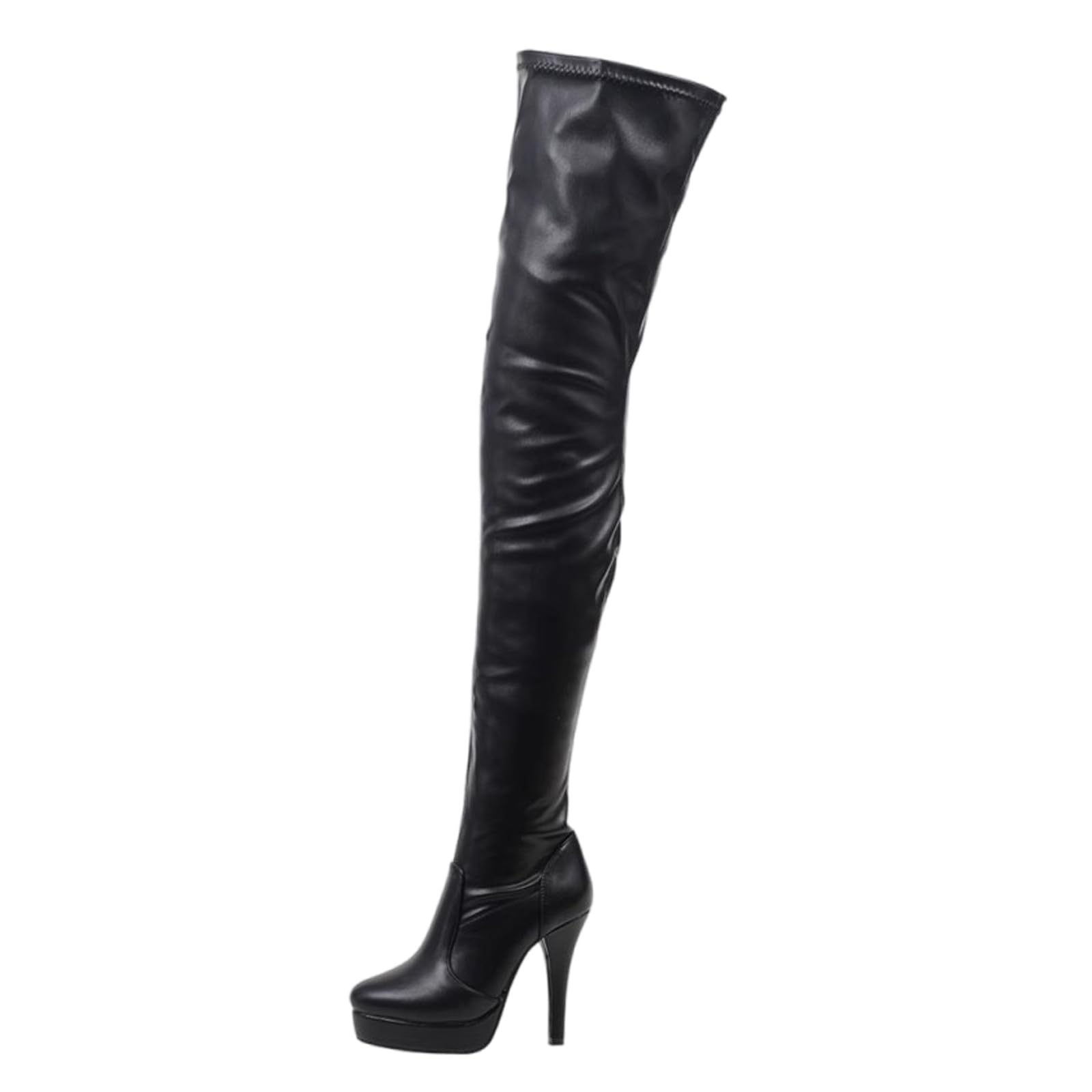 Cuissardes Grande Taille pour Femmes et Hommes | Talons de 12 cm pour travestis, Spectacles, discothèques et soirées costumées