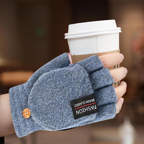 Guantes térmicos sin dedos mujer calentadores manos USB 2