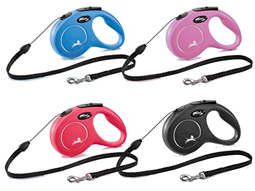 Flexi New Classic Retractable Lead Cord, Small, Blue, Multi #TOP6