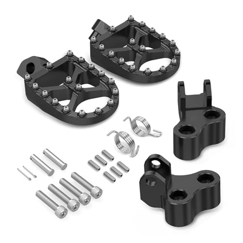Repose-pieds de moto haut de gamme en acier robuste pour Suzuki DR650SE 1996-2025