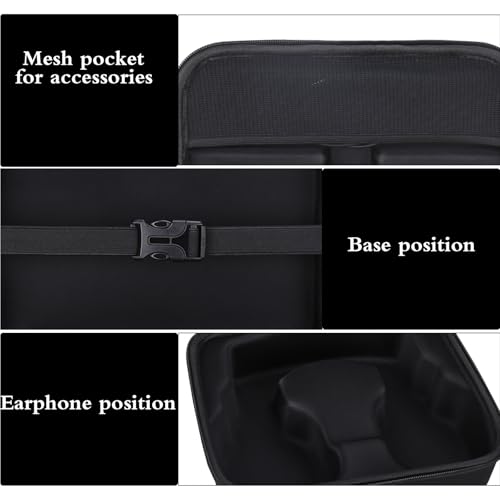Image of Aproca Hard Case Compatible with Logitech G Astro A50 X /Astro Gaming A50 Wireless Dolby Gaming Headset, Portable Storage Bag for Accessories (Black)
