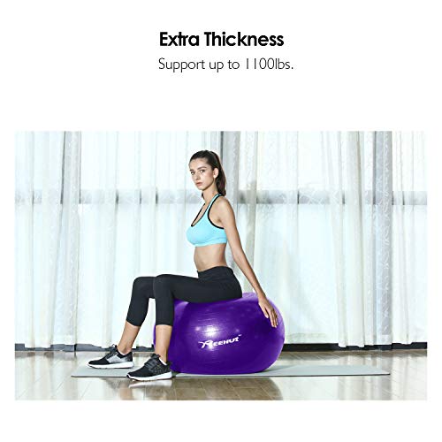 REEHUT Palla da ginnastica anti-scoppio, pilates