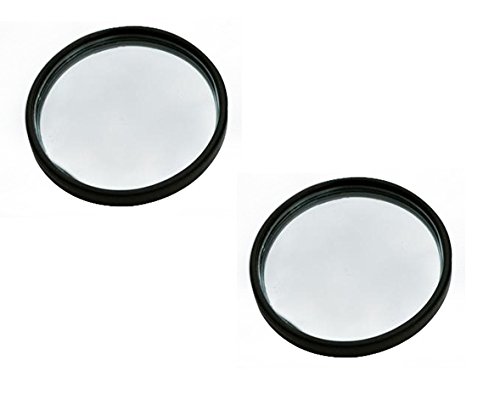 Speedwav Car Blind Spot Convex Side Rear View Mirror Black Corner Set of 2