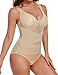 Yuson Girl Body Reductor Mujer Bodies Faja Moldeadora Bodysuit Control Abdomen Plano Adelgazante Body Shaper Sin Costuras Levanta Glúteos Almohadillas Extraíbles Shapewear Posparto(Beige, M)