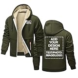 Diseño destacado: sudaderas con capucha de forro polar para hombre con diseño de cremallera y capucha, equipadas con dos bolsillos laterales para guardar las manos, el teléfono, las llaves, etc. Corte ajustado, puños y dobladillo acanalados que se ajustan perfectamente al cuerpo, abrigadas y ajustadas.