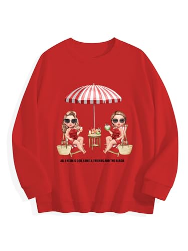 Round neck sweatshirt