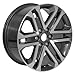 OEM FR64 20 Inch Rims and Tires Fit F-150 6x135 20x8.5 Gloss Gunmetal Machined - Hollander 10345 - TerraMax RT 275/55-20 (Set of 4)