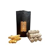 🧱 100% PURO PALO SANTO - Procedente de Perú. Nuestra madera sagrada ha sido seleccionada por nuestros artesanos para ofrecernos la mejor calidad en el aroma y quemado. Su aroma dulce es muy característico y era utilizado por los Chamanes Incas para atraer la buena suerte.
