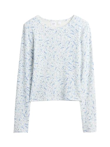 Image of Gap Girls' Long Sleeve Ribbed Tee