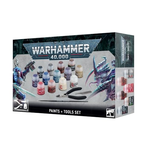 Preisvergleich Produktbild Warhammer 40,000 - Paints + Tools Set - Games Workshop