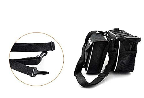 Tkstar Bike Pannier Bag Bicycle Cycling Bag Waterproof 4-In-1 Multi-Function Tube Package Bicycle Trunk Bag Cycling Rack Pack Bike Rear Bag (Black) #TOP1
