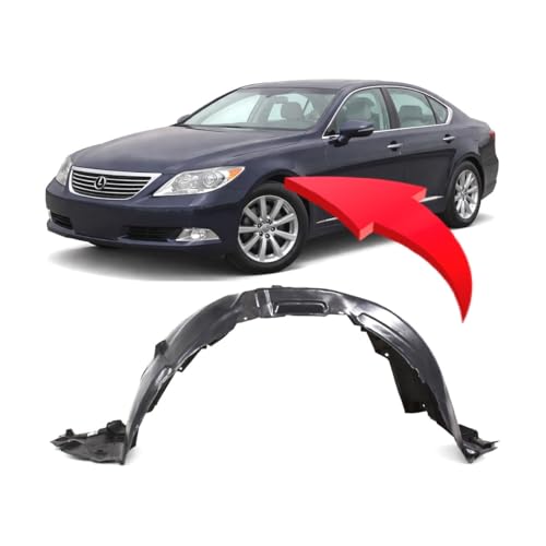 Image of FitParts Compatible with Lexus LS460 2007-2009 Front Left Fender Liner