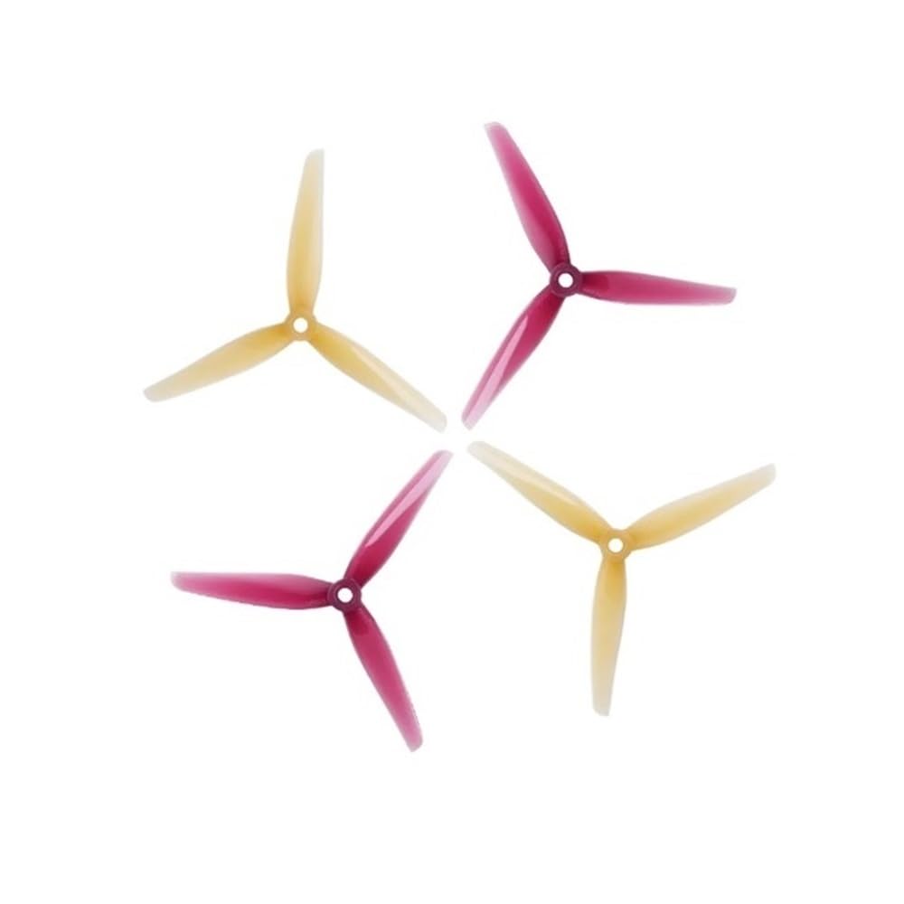 Hélice PC renforcée 5130 5.1x3x3 tripale pour drone de course FPV, lot de 16 paires - 2
