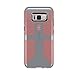 Speck Products (90211-B994) CandyShell Grip Cell Phone Case for Galaxy S8 - Nickel Grey/Warning Orange