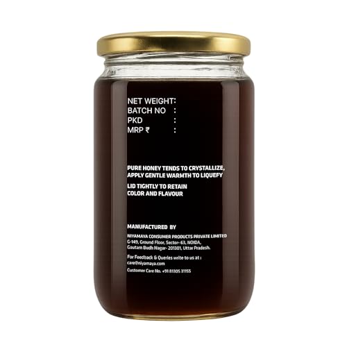 Image of NIYAMAYA Gi Tagged Sundarban Mangorve Honey Wildforest- 1Kg 100% Pure, Raw & Unprocessed | No Sugar Adulteration - LAB TESTED Honey from Mangrove Forest of Sundarbans- Untocuhed, Unheated