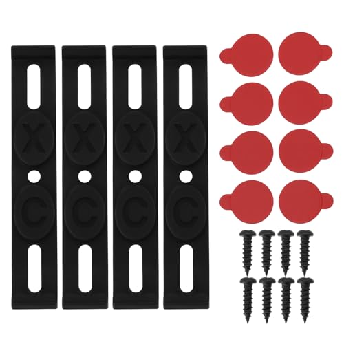 The Lord of the Tools Euro License Plate Holder Clips, Black