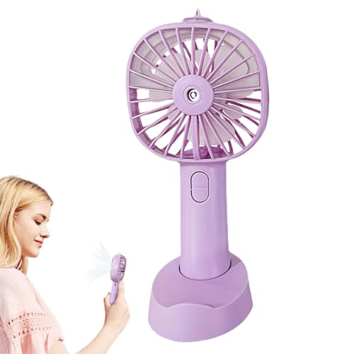 Hailerio Ventilador de niebla portátil, ventilador de niebla,Refrigerador de nebulización de nebulización personal de 3 velocidades ajustables - Ventilador de spray de mano, suministros de