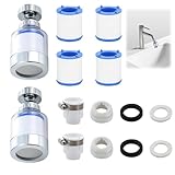 2er Set Wasserfilter Wasserhahn, Wasserhahnfilter für Trinkwasser...