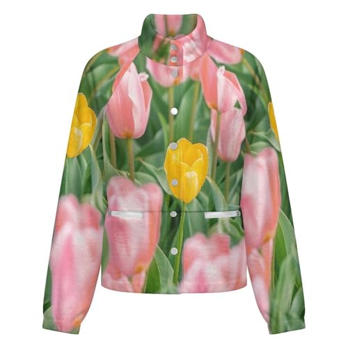 Veste polaire femme coupe-vent manteau chaud à poches cardigan hiver sport outdoor rose XXL