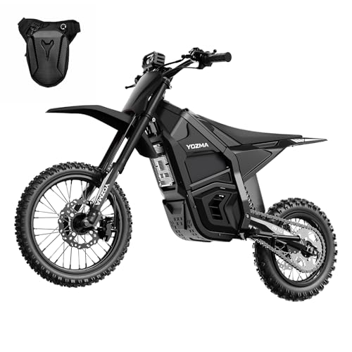 Image of Yozma IN10 Electric Dirt Bike, 2600W 40MPH Electric-Motorcycle with 48V /23AH Battery Ebike, Full Hydraulic Brakes and Suspensions Mountain Off-Road E Dirt Bike, for Teens & Adults