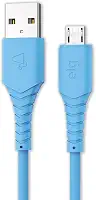 Cabo Micro USB Emborrachado de Alta Performance 1,2M Azul - M512T ELG
