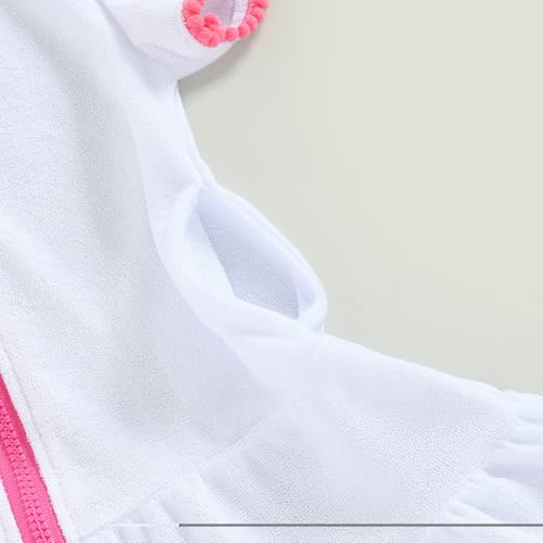 Image of Toddler Little Girl Swim Cover Up Beach Towel Coverup Bathing Suit Cover Ups Swimsuit Summer Baby Beach Essentials