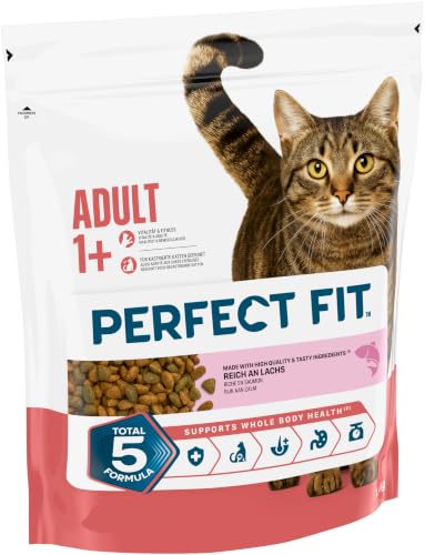 PERFECT FIT™ Katze Beutel Adult 1+ mit Lachs 5x1,4kg