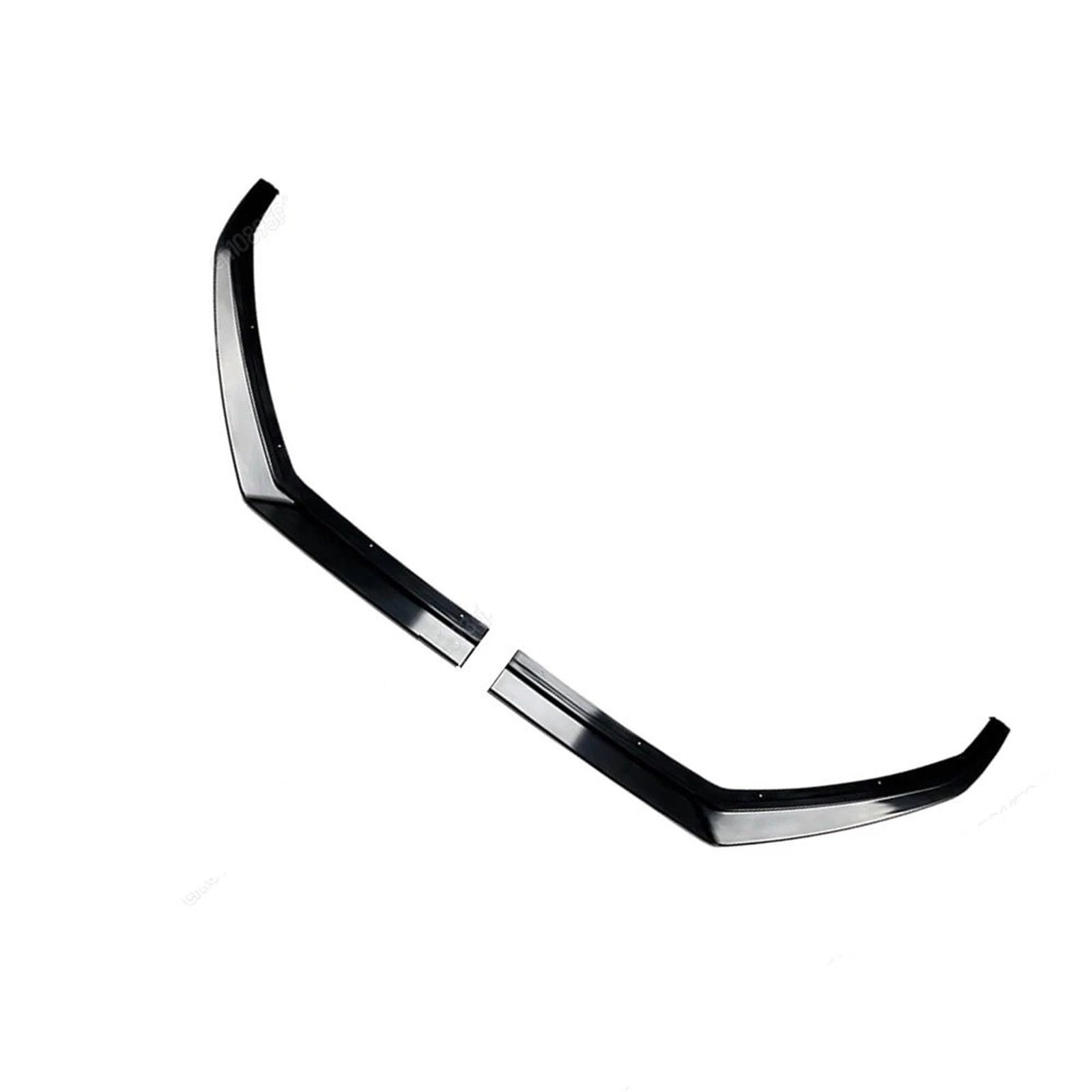 Frontlippe Spoiler Für VW Polo Für MK5 6R 6C Für TDI Für TSI 2009–2017 2-teiliger Frontstoßstangen-Lippenspoiler-Splitter-Diffusor Aus ABS Glänzend Schwarz
