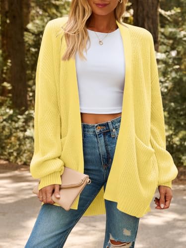 Image of LILLUSORY Oversized Cardigan Sweaters for Women 2026 Fall Fashion Outfits