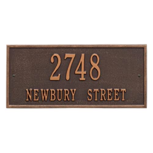 Clarus Crystal Whitehall™ Personalized Cast Metal Address Plaque thumb #7