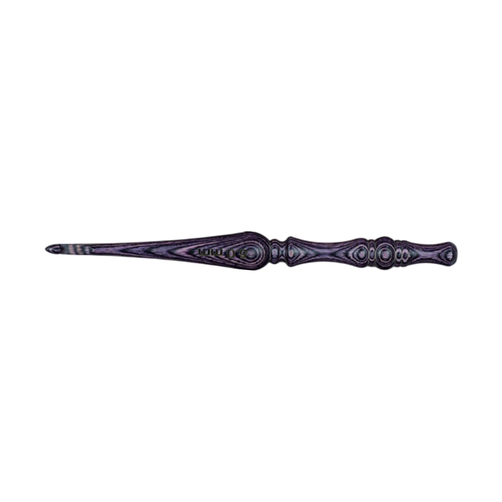 Aqvjd Retro Wooden Crochet Hook Needle Ergonomic Grip Crochet Hook Needle for Adult Beginner Weaving Crocheting Yarn Craft Accuracy Equipment