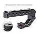 UURig R005 Camera Hot Shoe Top Handle Grip, Universal Video Stabilizing Rig W 3 Cold Shoe Adapters for Sony A7III to Mount Microphone, LED Light, Monitor, Easy Low Angle Shots Metal
