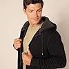 Amazon Essentials Men's Sherpa-Lined Full-Zip Fleece Hoodie, Black, XXL #2