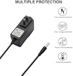 15V 1A Power Cord for Car Jump Starter Charger for DBPower for Gooloo Jump Starter Power Supply for Tacklife Battery Peak 450A 500A 600A 800A 1000A