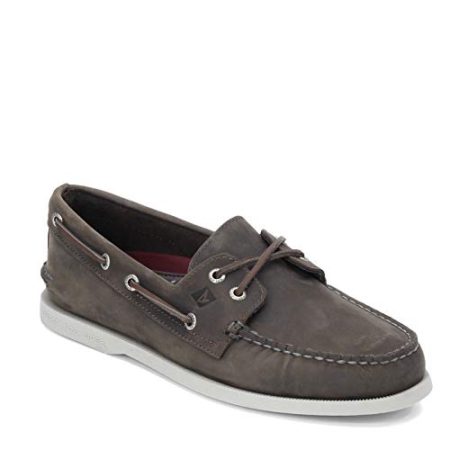 Sperry Men s Authentic Original Cross Lace Boat Shoe, GREY GREY, 13 M US