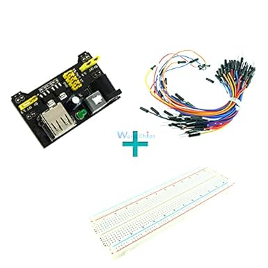 MB102 Breadboard Power Module+MB-102 830 Points Solderless Prototype Bread Board Kit +65 Flexible Jumper Wires