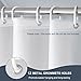 EurCross Shower Curtain Liner Extra Long 82 inch Length with 5 Bottom Magnets,Frosted PEVA Plastic Shower Curtain Liner, Waterproof Opaque Shower Liner No Smells with Metal Grommets,72 x 82 inch
