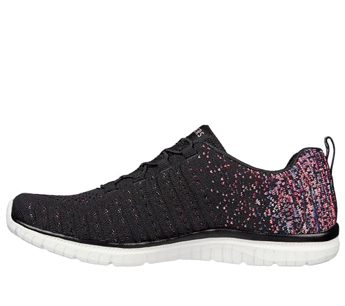 Skechers Women's Virtue, Black/Pink=bkpk, 8.5