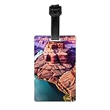 Utilisation polyvalente : ces étiquettes de bagage imprimées Beauty Grand Canyon sont parfaites pour une variété de sacs, y compris les valises, les sacs à dos, les sacs de sport, les mallettes, les sacs de golf et les étuis d'instruments, offrant un moyen sûr et pratique d'identifier vos effets personnels.